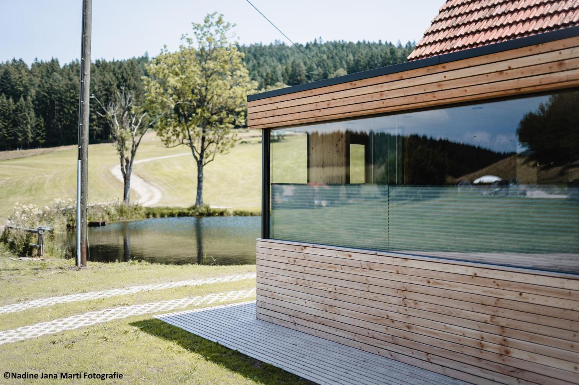 Ferienhaus Im Schwarzwald Am See "Backhaeusle" Villa Hornberg Exterior foto